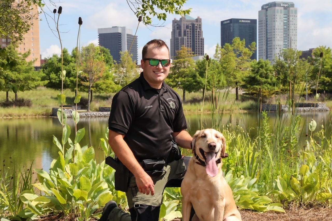 Deputy Johnson and Canine Fuze